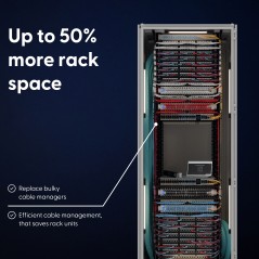 PATCHBOX 30RU UTP Black - Versatile Cable Management Solution for Organized Spaces
